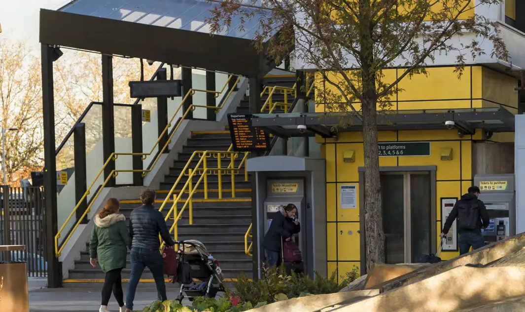 West Croydon station entrance, 100m from Interchange